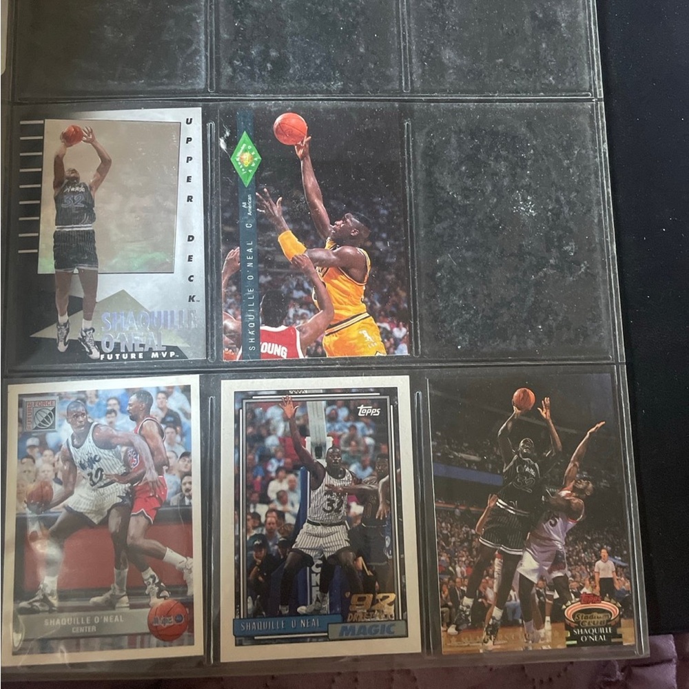 Shaquille O’Neal basketball cards